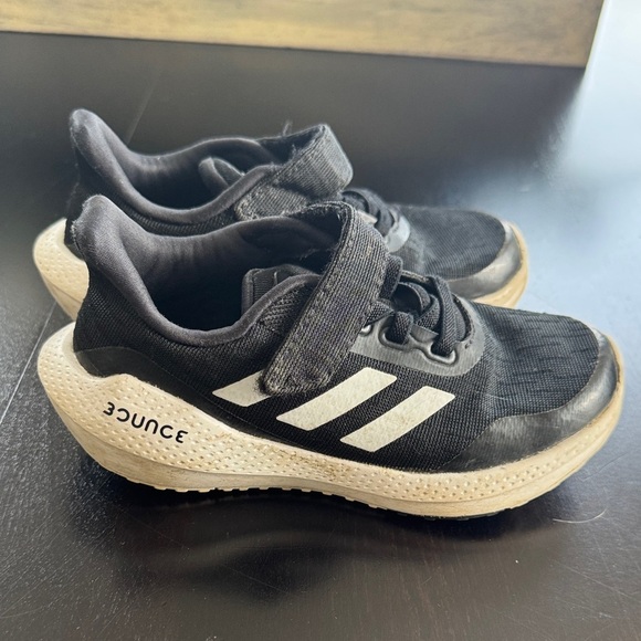 adidas Other - Adidas Kids Black Sneakers with White Stripes